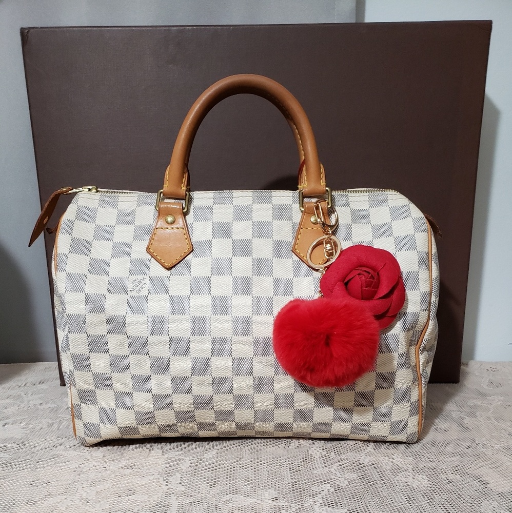 Authentic Louis Vuitton Damier Azur Speedy 30